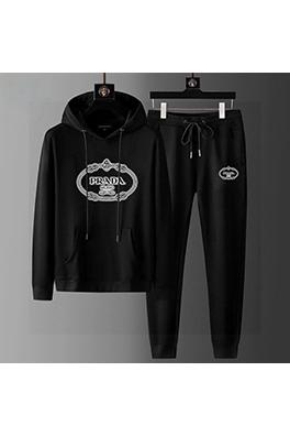 プラダ PRADA 新モデル人気のフード付きスウェットシャツとパンツのセット