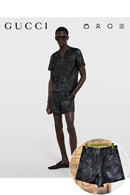 グッチスーパーコピー 花柄ショートパンツ