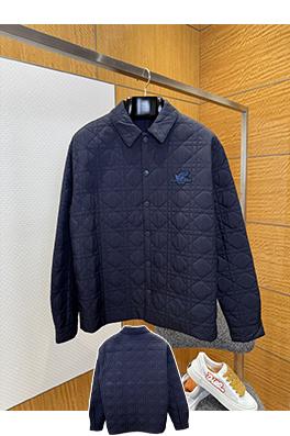 ディオール スズランのロゴ入りシングルブレストラペルジャケット