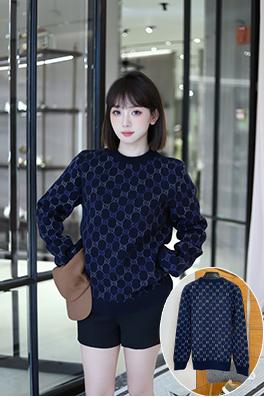 グッチスーパーコピー 全面ジャカード織りのクルーネックセーター