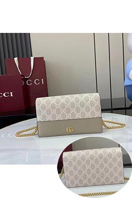 グッチブランドコピー GG Marmont チェーンウォレット