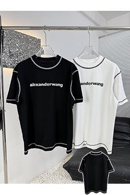 アレキサンダーワン Alexander wang 新モデルカラーブロックステッチの半袖Tシャツ