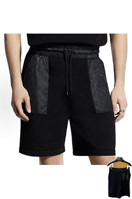 ルイヴィトンスーパーコピー ジャカードパッチワークのドローストリングショーツ