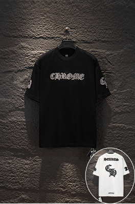 クロムハーツ カスタムアップリケ刺繍半袖Tシャツ