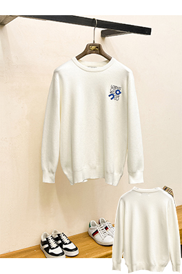 ロエベコピー LOEWE 新しいリブクルーネックニットセーター