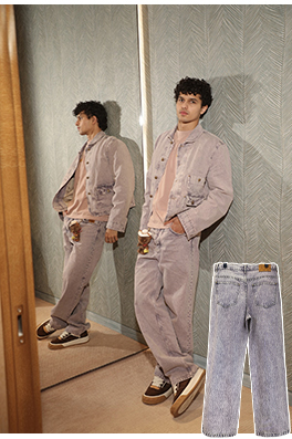 ルイヴィトン フェードデニムペタルジーンズ