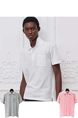 ディオール Dior ピケコットン刺繍半袖ポロシャツ