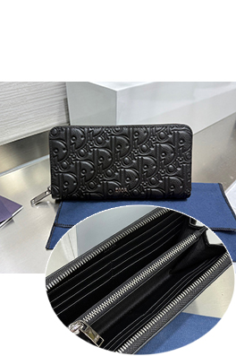 ディオール クラシックなロングジッパーウォレット