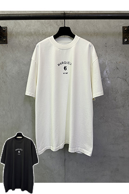 マルタンマルジェラスーパーコピー ナンバー6プリント半袖Tシャツ