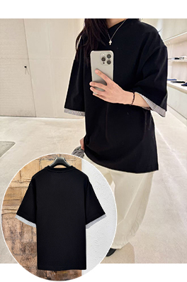 ジルサンダーコピー フェイクツーピース半袖Tシャツ