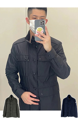 モンクレール マルチポケットトレンチコート