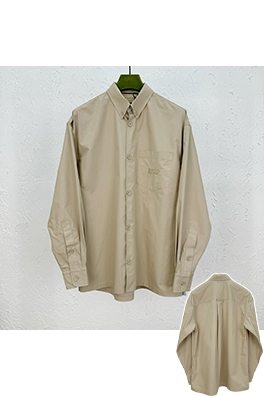 グッチ 刺繍ポケット付き長袖シャツ