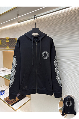 クロムハーツ ホースシューキリン ジップアップフード付きジャケット