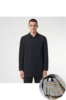 バーバリー 早春けミドル丈ビジネスカジュアルジャケット