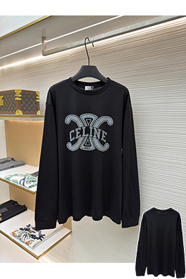 セリーヌブランドスーパーコピー Celine レタープリント長袖シャツ
