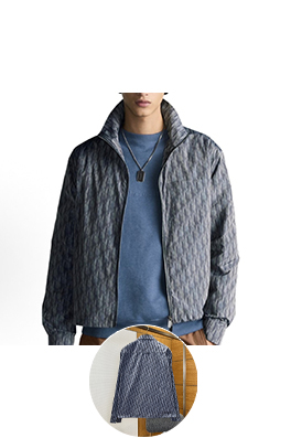 ディオール クラシックな総柄プリントジャケット