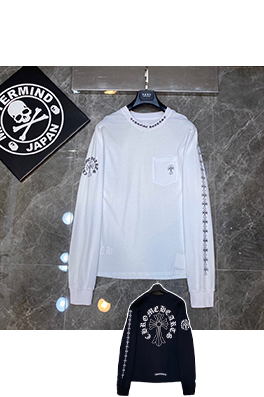 クロムハーツ サンスクリット十字の長袖シャツ