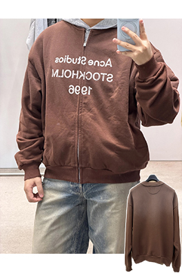 アクネストゥディオズコピー Acne Studios プリント柄ジップアップジャケット