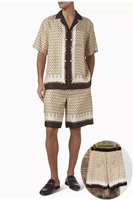 グッチ ホースビットプリントショーツ