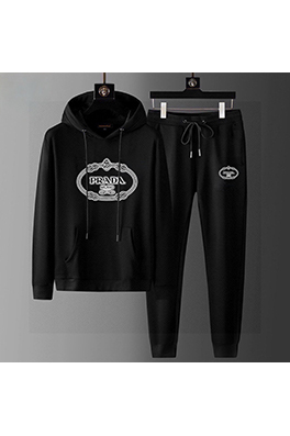 プラダ PRADA 新モデル人気のフード付きスウェットシャツとパンツのセット