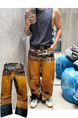 アクネストゥディオズ 3D プリントジーンズ