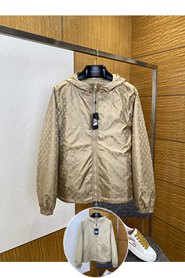 ルイヴィトンスーパーコピー 両面リバーシブルフード付きジャケット