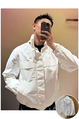 ルイヴィトン フード付き防風ジップアップジャケット