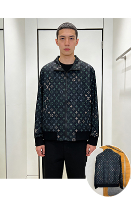 ルイヴィトンスーパーコピー カラフルな花柄の襟付きジャケット