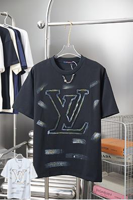 ルイヴィトン LV 新作グラフィティエンボス半袖Tシャツ