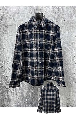 クロムハーツスーパーコピー クラシックなペイズリー柄のクロスプリントジャカード長袖カジュアルシャツ