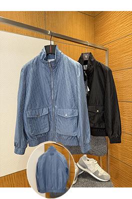 ディオールスーパーコピー ダーク柄ジャカードスタンドカラーコート