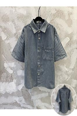 ディオール Christian Dior Couture 新作デニムストライプ刺繍シャツジャケット