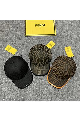 フェンディ クラシックなモノグラム入りベースボールキャップ
