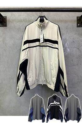 バレンシアガ Balenciaga カラーブロックのウィンドブレーカージャケット