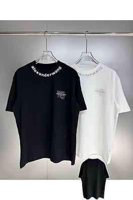 アレキサンダーワンコピー Alexander Wang ロゴプリント入り半袖Tシャツ