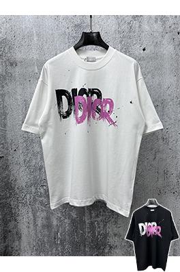 ディオールコピー DIOR レタープリントロゴ入り半袖Tシャツ