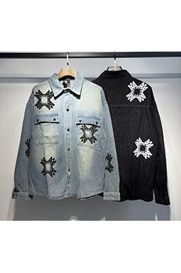 アミリスーパーコピー 新作レトロデニム長袖シャツ