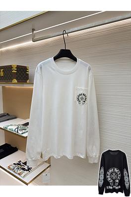 クロムハーツブランドコピー ラスベガス クロススリーブ ホースシュー 長袖シャツ