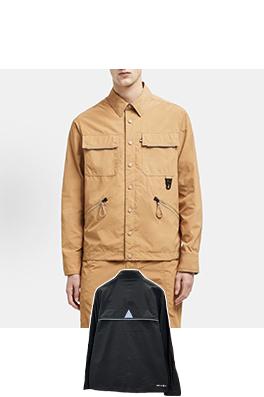 モンクレールスーパーコピー マルチポケットのワークウェアスタイルのラペルジャケット