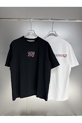 アレキサンダーワン Alexander Wang 新モデルロゴ刺繍入り半袖Tシャツ