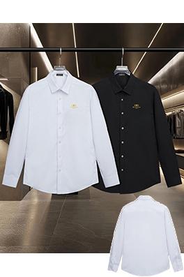 バレンシアガスーパーコピー Balenclaga 新モデル胸に刺繍ロゴが入った長袖シャツ