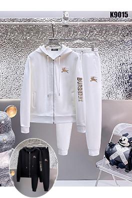 バーバリーコピー BURBERRY 人気のフード付きジップアップスウェットシャツとパンツのセット