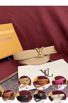 ルイヴィトンブランドコピー Monogram クラシックな花柄の両面レザーベルト