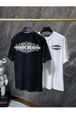 クロムハーツ クラシックなサンスクリット文字の半袖Tシャツ