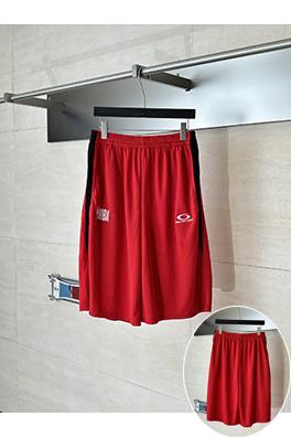 バレンシアガ Balenciaga NBA コラボレーションシリーズ円形刺繍入りゆったりカジュアルショーツ