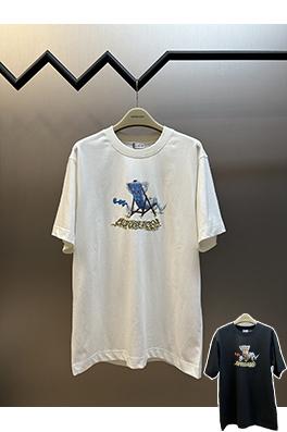 バーバリー ビーチラウンジチェア用クルーネック半袖Tシャツ