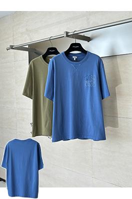 ロエベ Anagram 刺繍入りクルーネック半袖Tシャツ