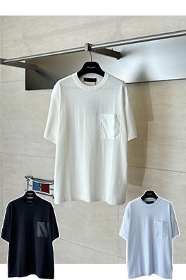 ルイヴィトンコピー Monogram ナイロンポケット付きニット半袖Tシャツ