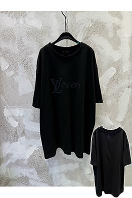 ルイヴィトン LV グラデーション光沢コットン半袖Tシャツ