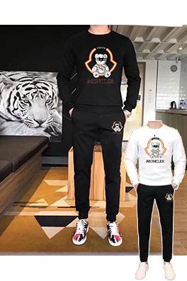 モンクレールブランドコピー Moncler 人気のトレンドクルーネックのスウェットシャツとパンツのセット